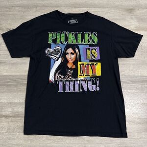 Jersey Shore Snooki Shirt Men’s Large Black Pickles Is My Thing MTV Graphic Tee